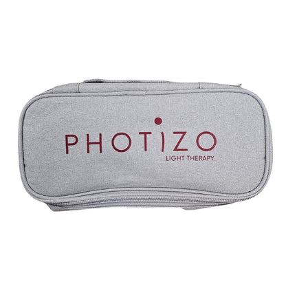 Dove Grey carrying case with 'PHOTIZO LIGHT THERAPY' text 