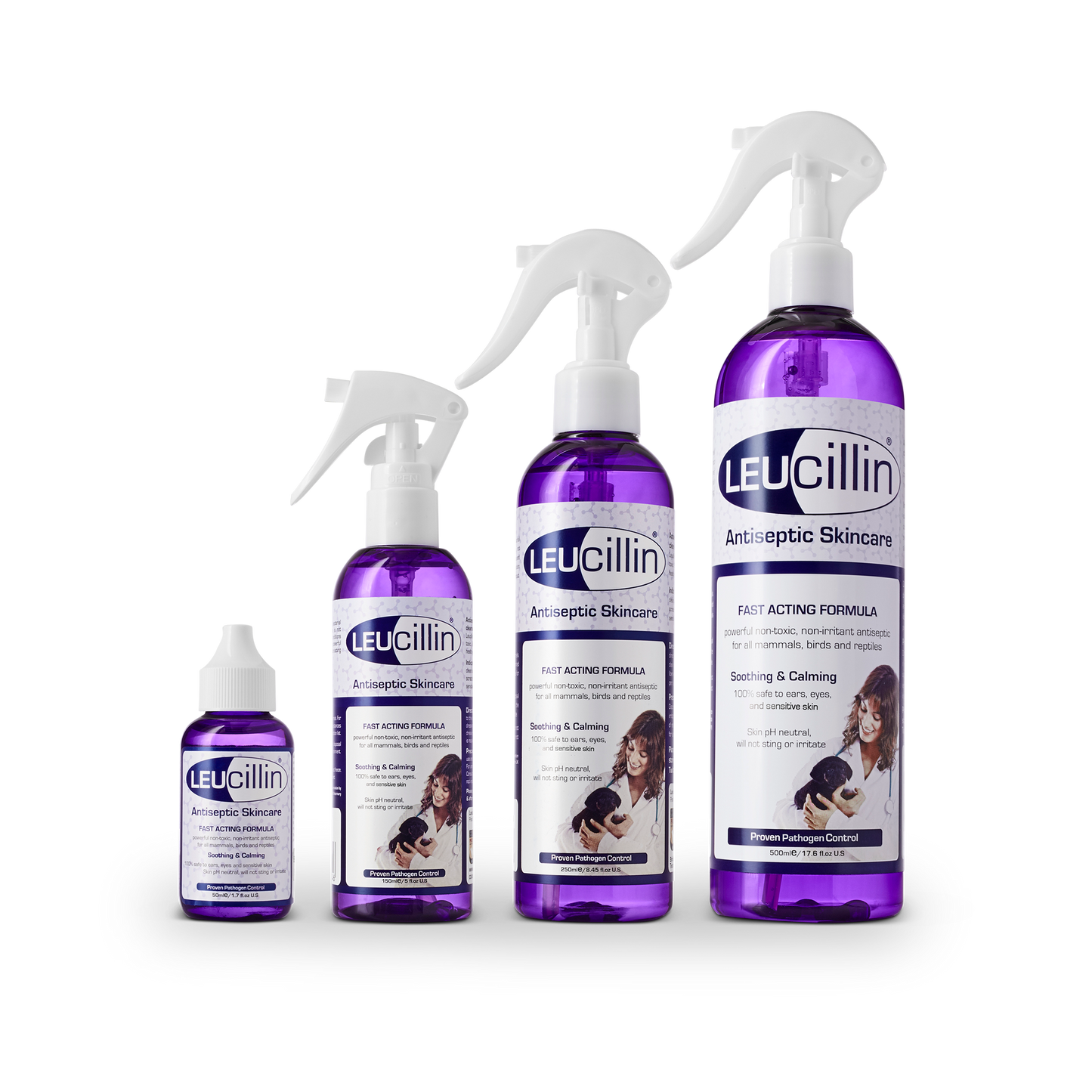 Leucillin Antiseptic Skincare (500ml spray)